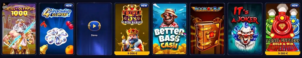 Jeux de casino Cazeus